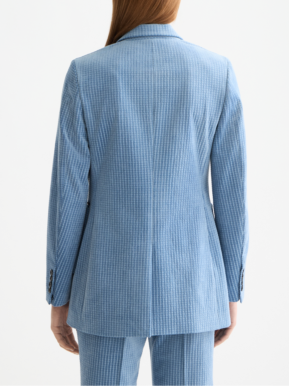 Corduroy double breasted blazer