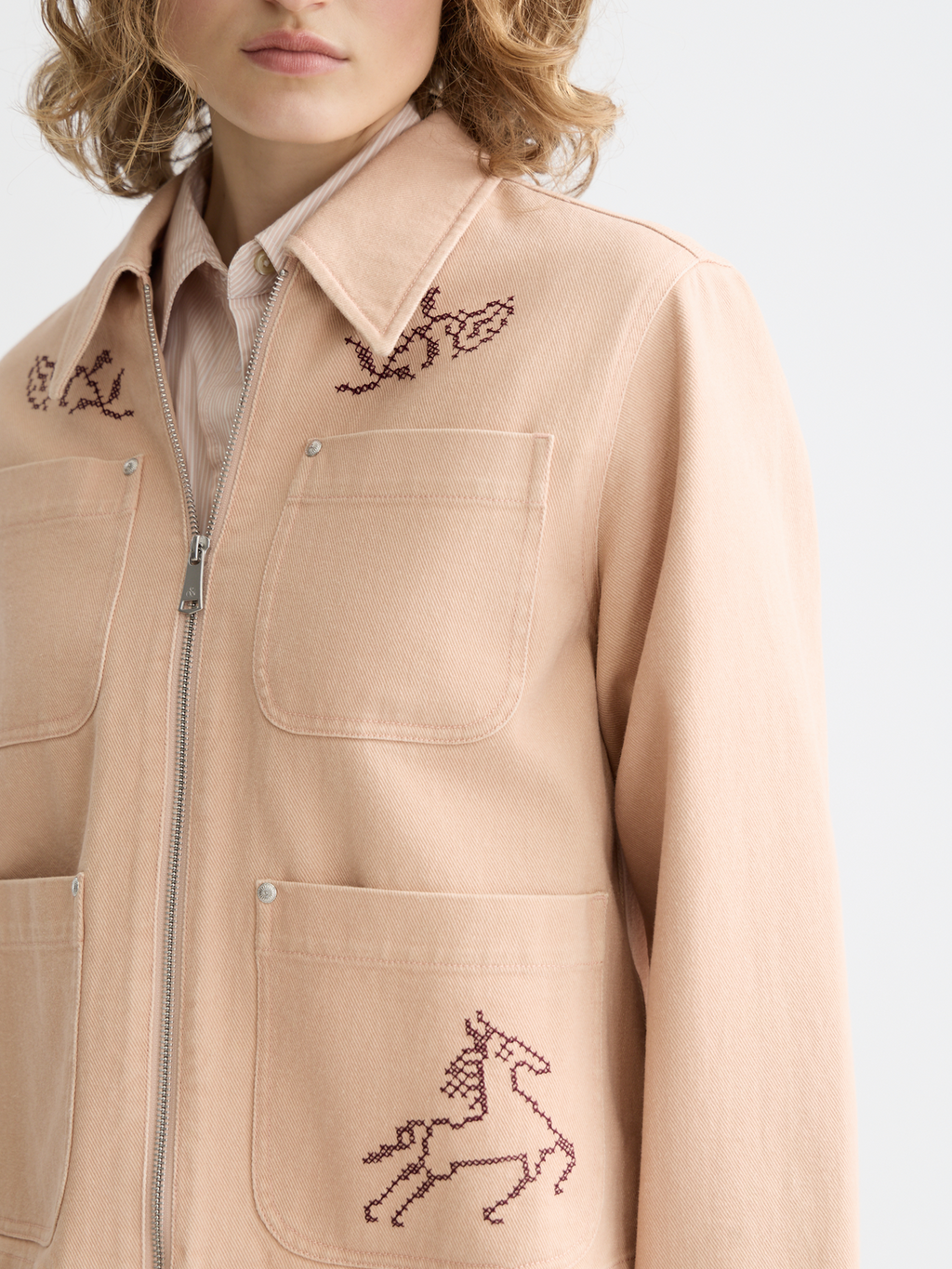 Embroidered jacket
