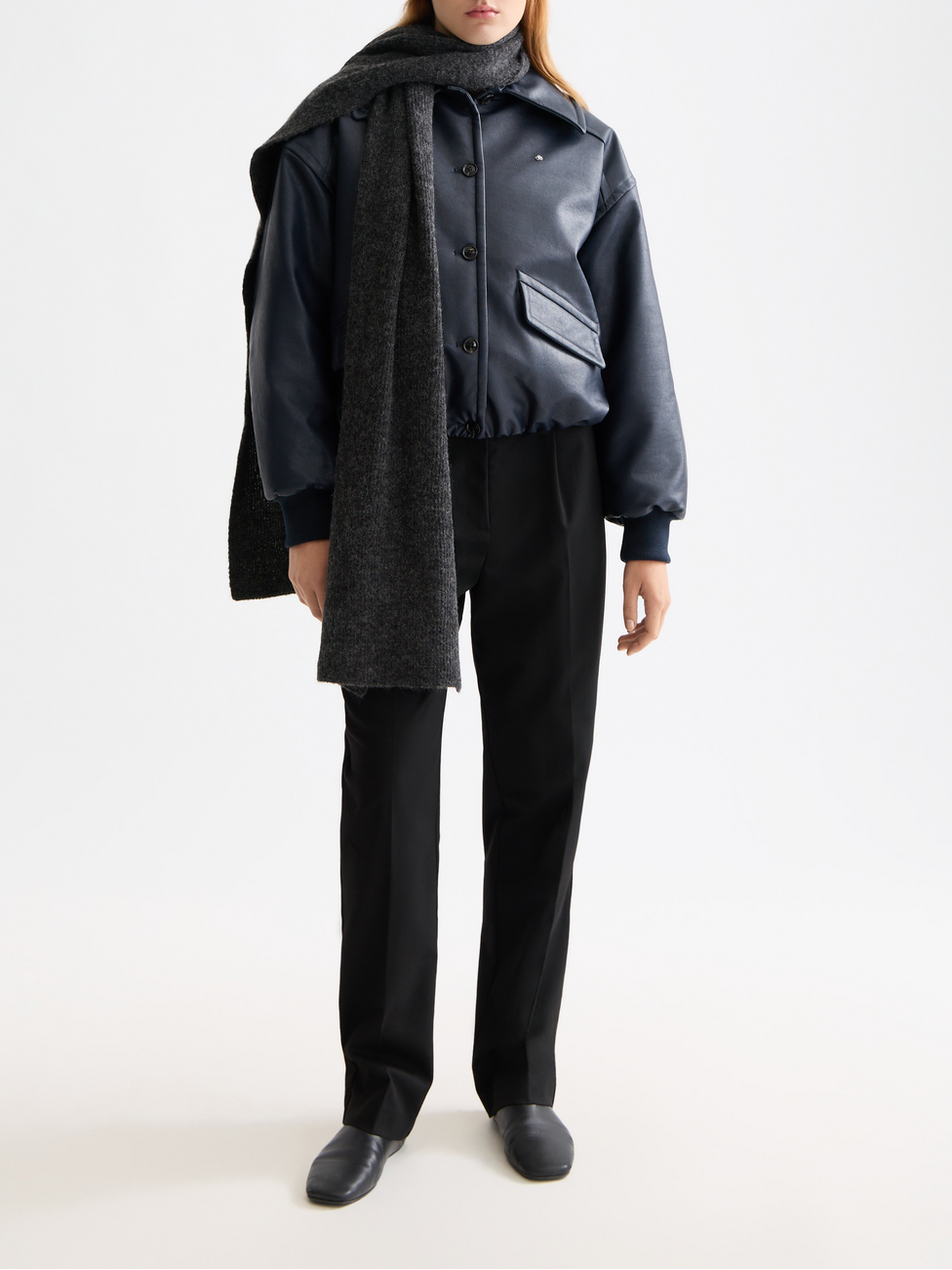 Robyn high rise relaxed gabardine pant