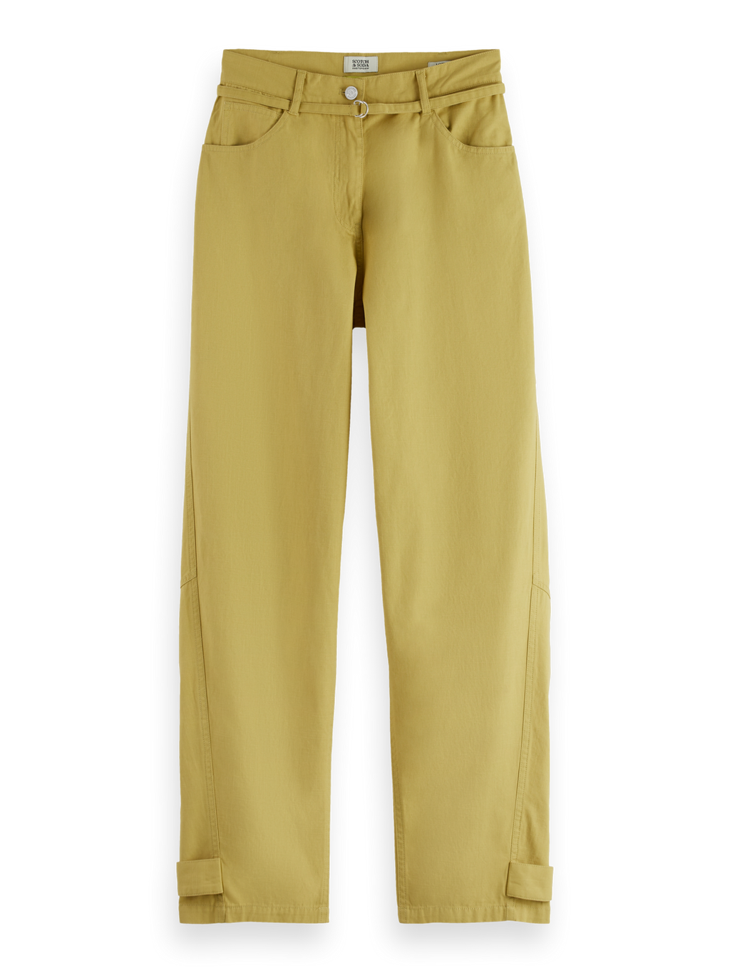 Lotus barrel leg seam detail pant