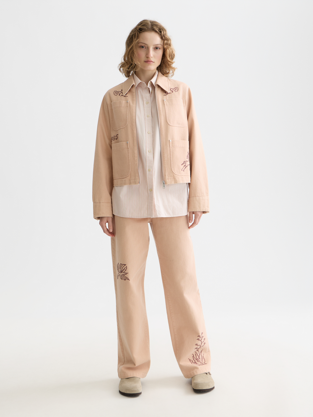 The Ripple high rise straight pants