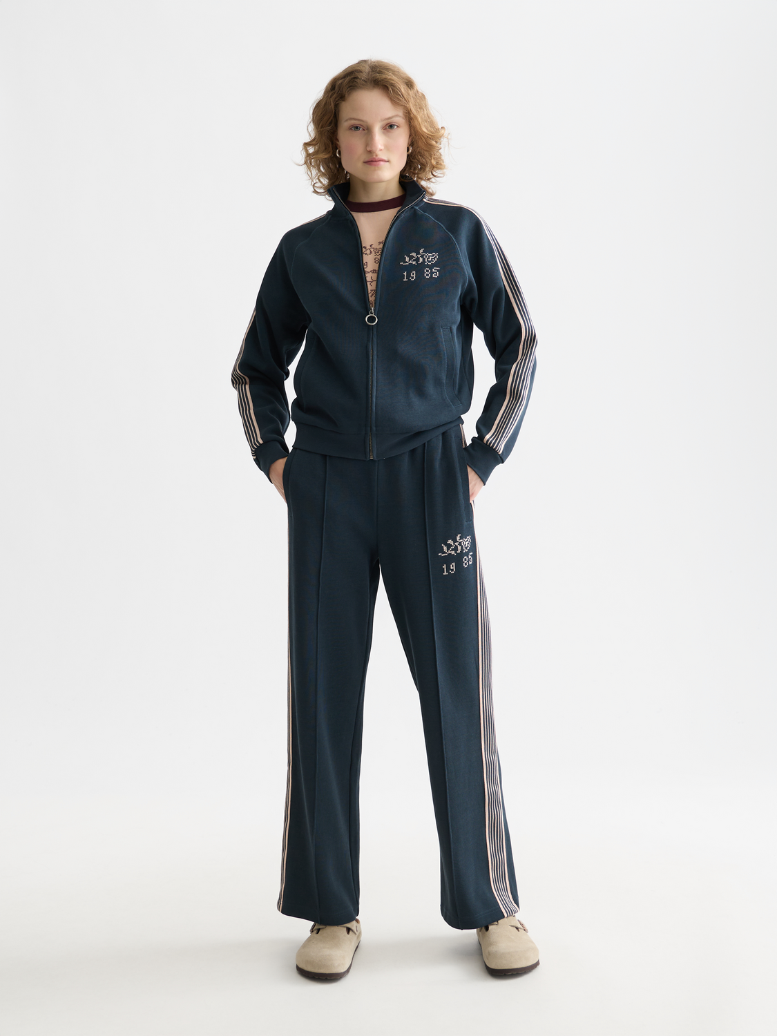 Interlock sweatpants