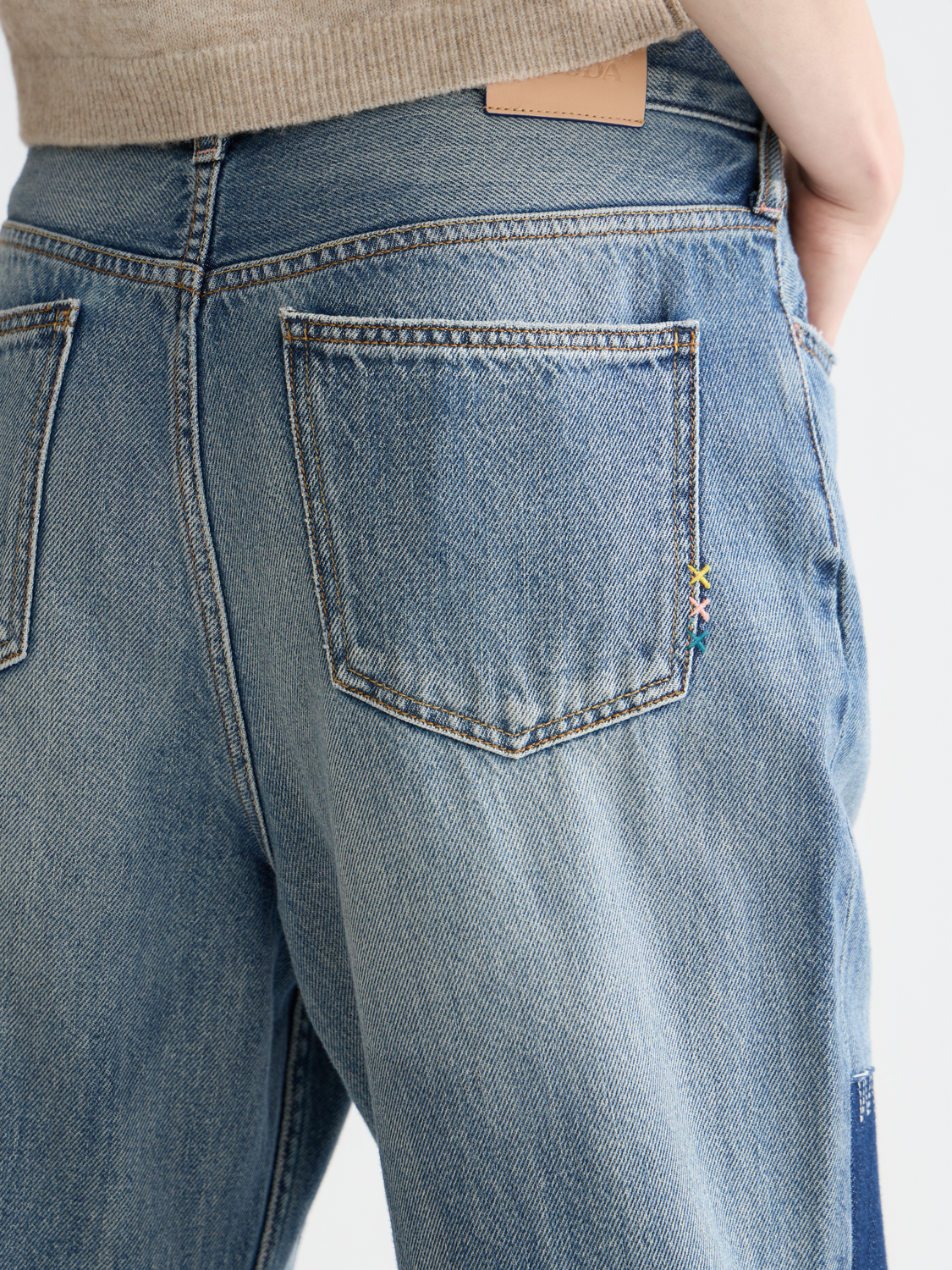 The Deep low rise loose denim