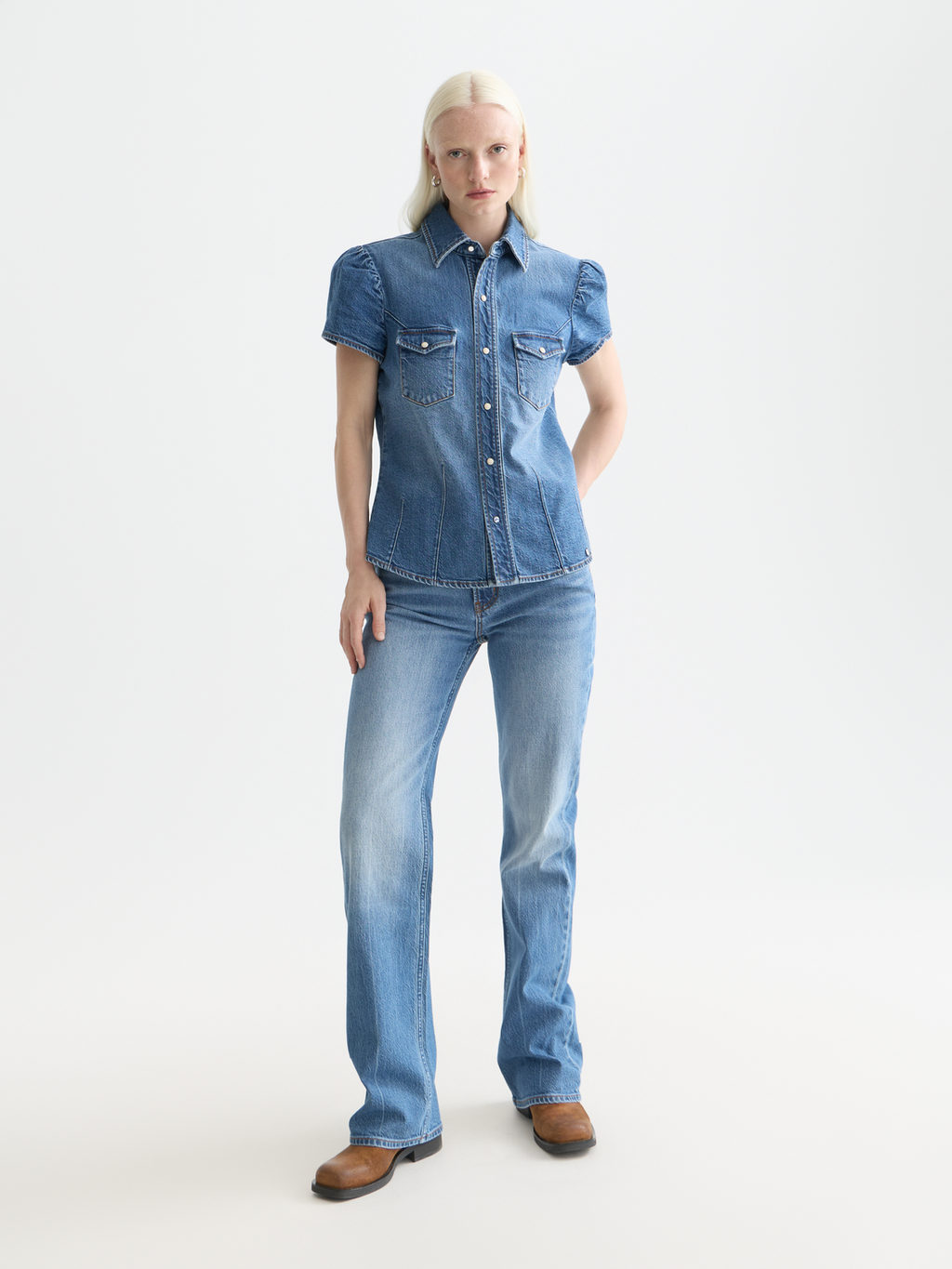 The Glow bootcut denim
