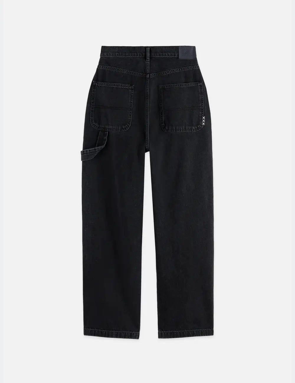 Raine High Rise Wide Leg flat lay showing product details by Scotch & Soda