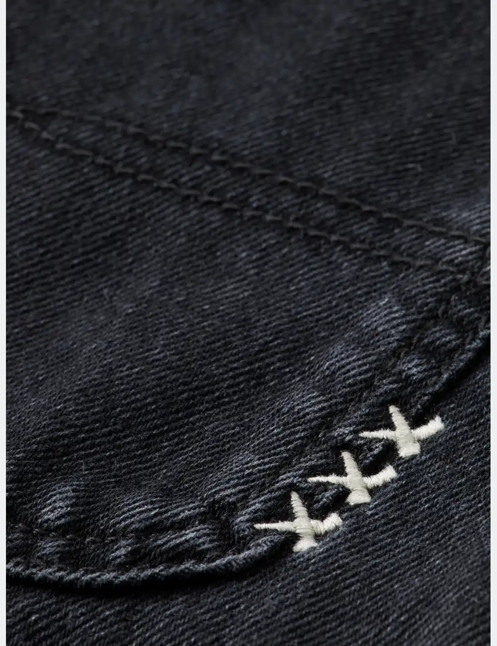 Raine High Rise Wide Leg detail shot of fabric and craftsmanship by Scotch & Soda