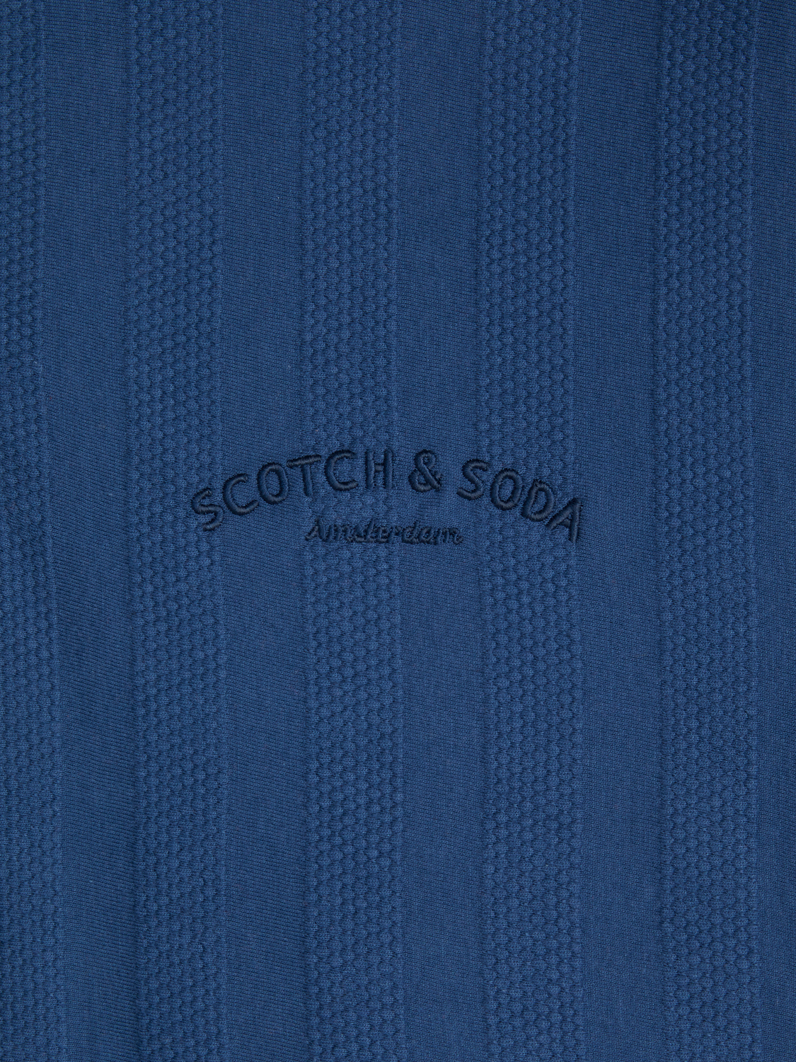 MENS POPCORN PIQUE ZIP POLO