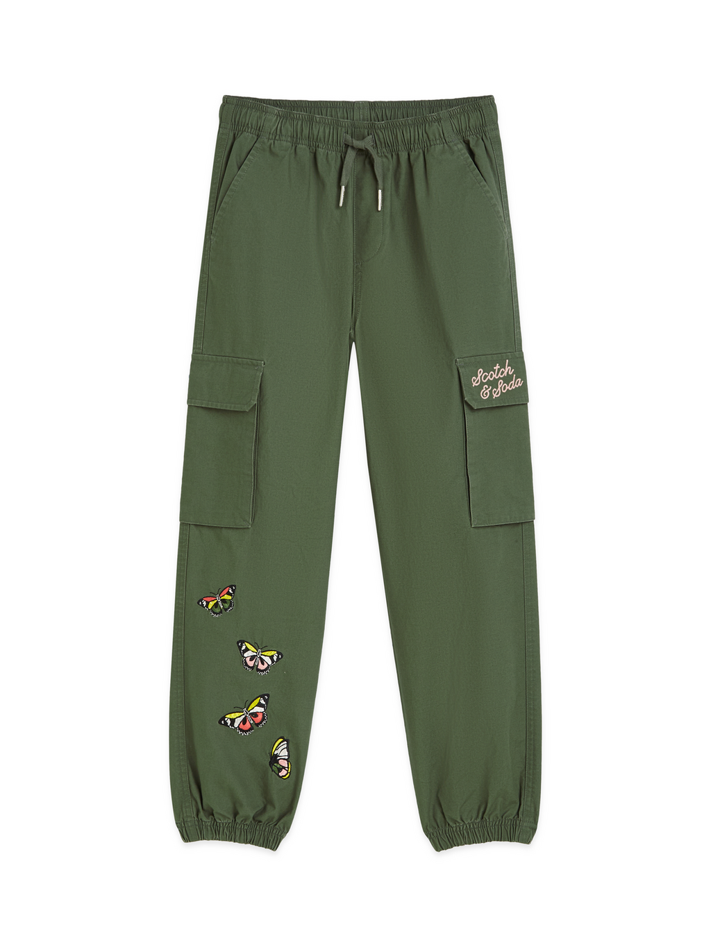 GIRLS PC POCKET CARGO PULL ON JOGGER