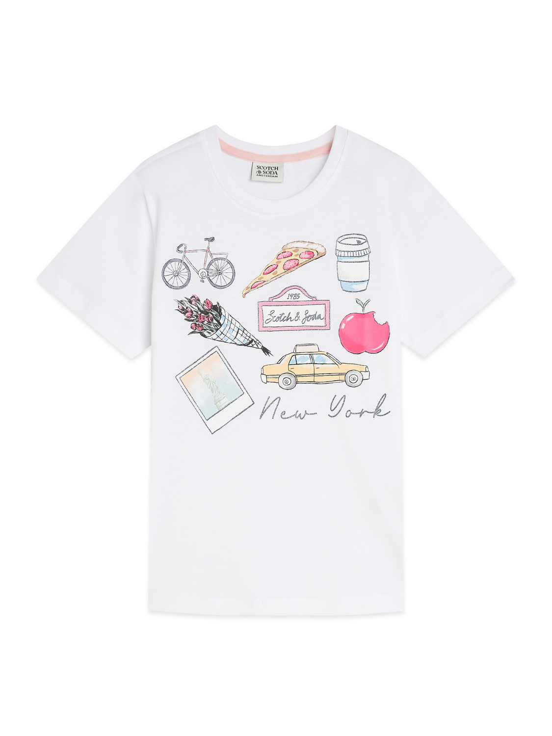 GIRLS NEW YORK GRAPHIC TEE