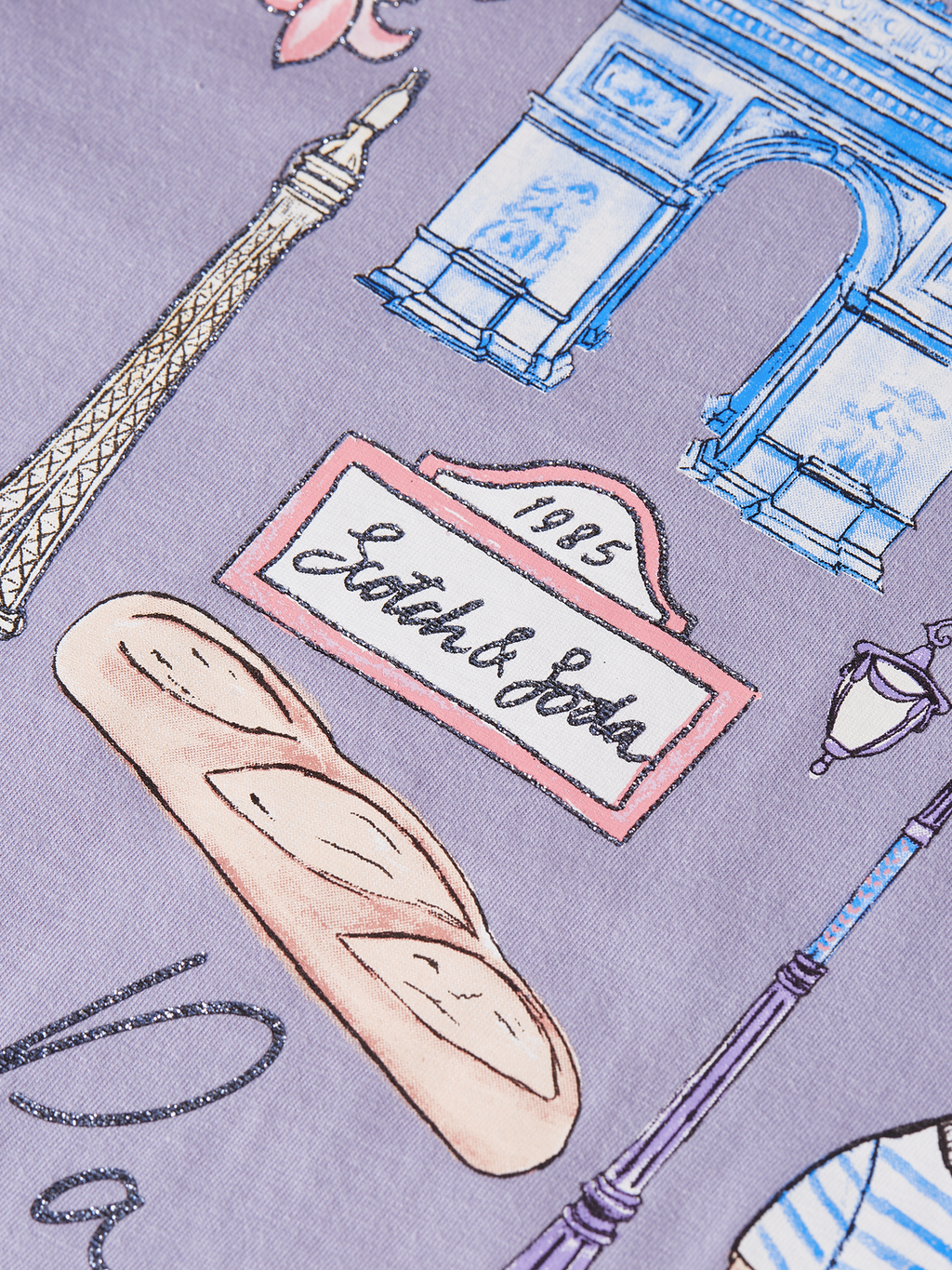 GIRLS PARIS GRAPHIC TEE