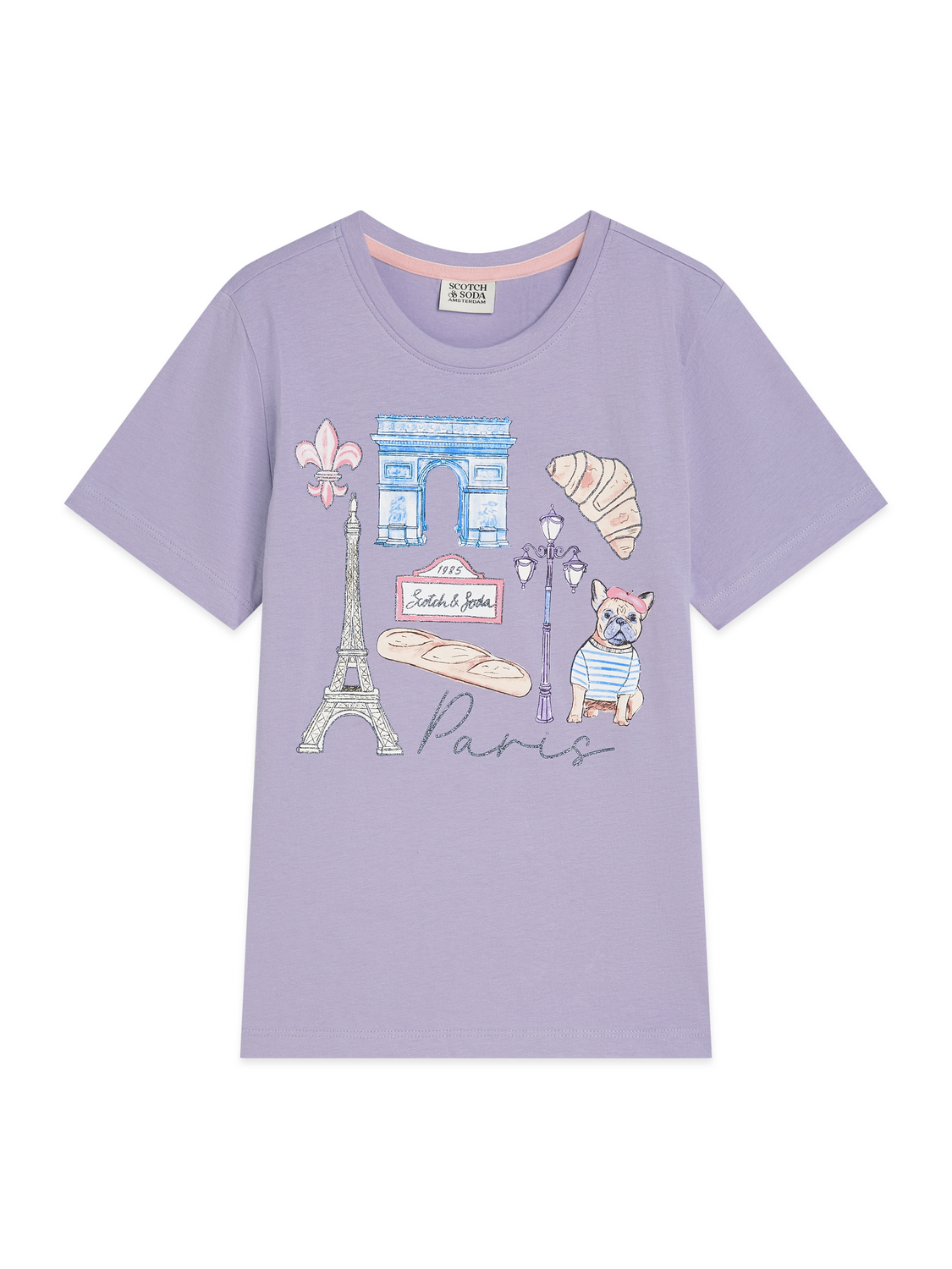 GIRLS PARIS GRAPHIC TEE
