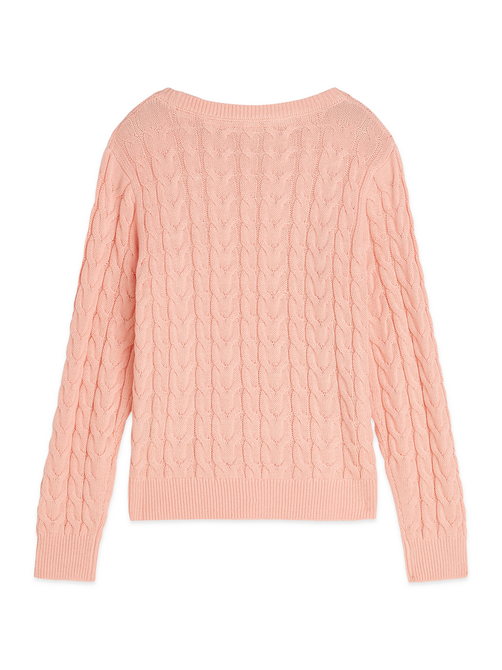 GIRLS CABLE SWEATER KNIT L/S
