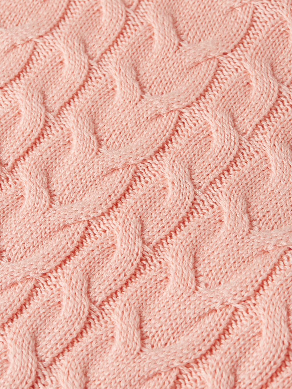 GIRLS CABLE SWEATER KNIT L/S