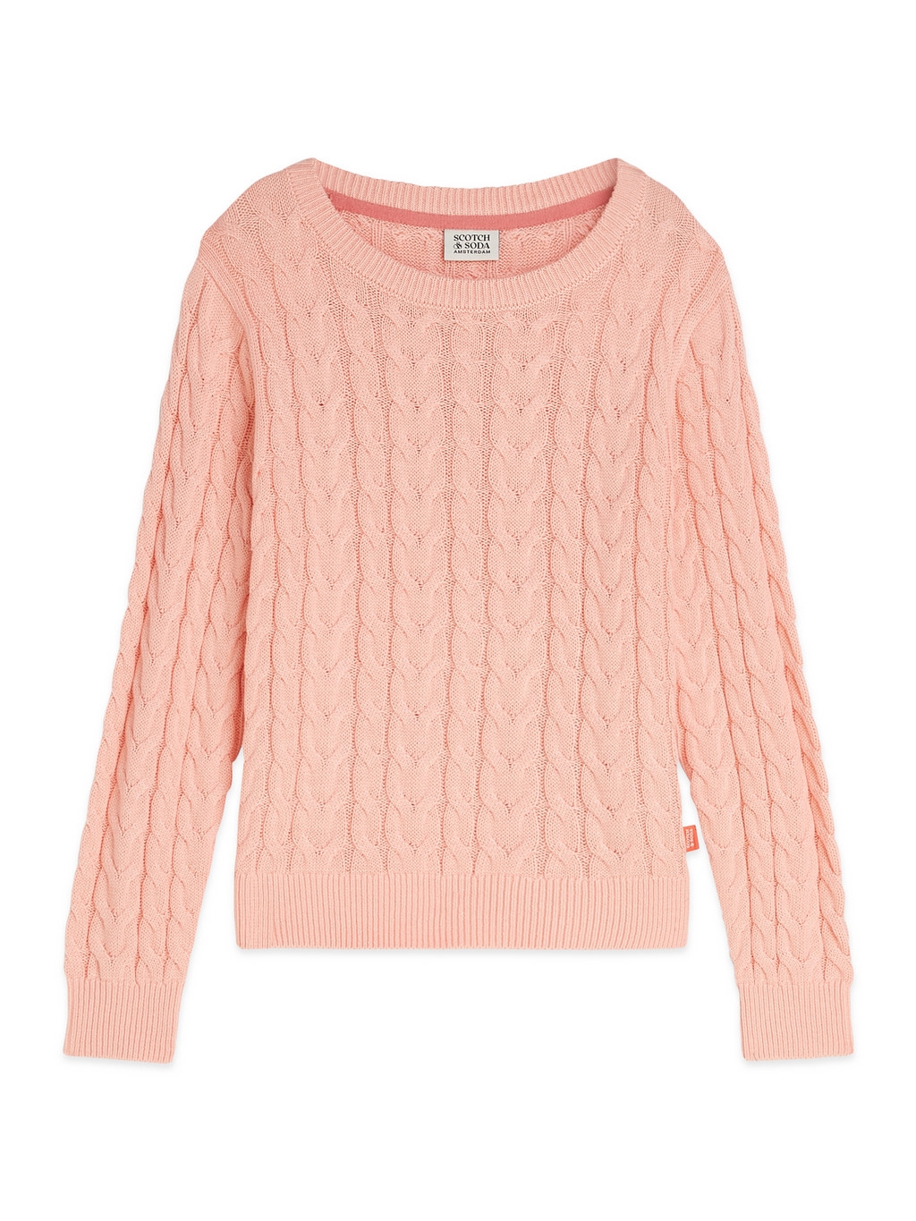GIRLS CABLE SWEATER KNIT L/S