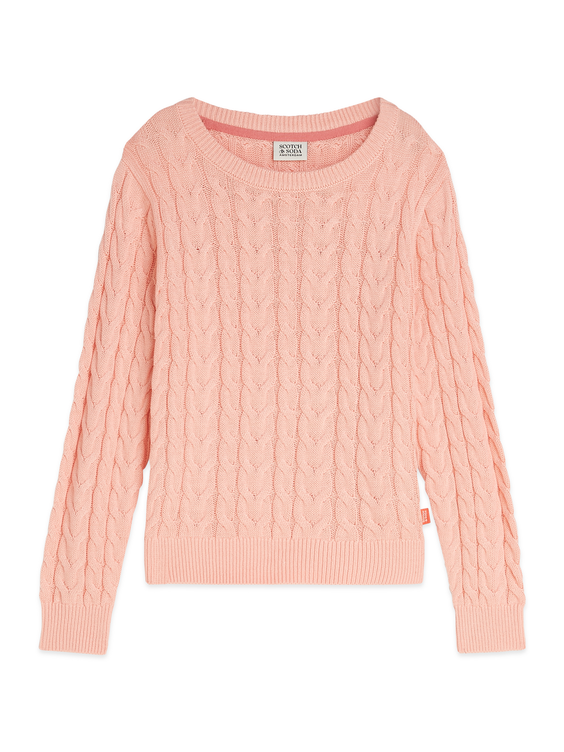 GIRLS CABLE SWEATER KNIT L/S