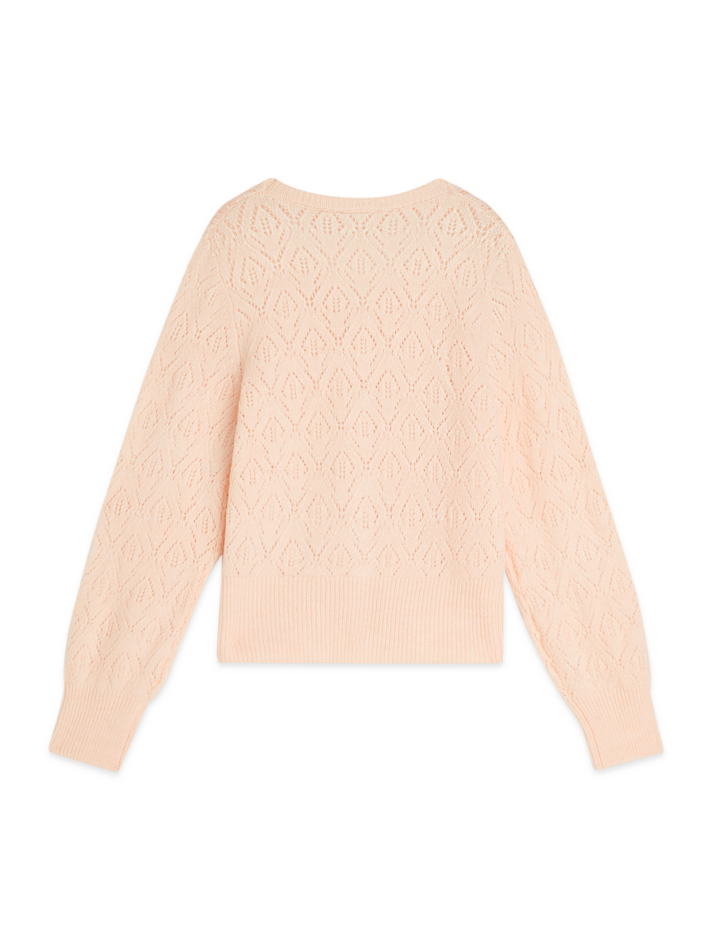 GIRLS POINTELLE SWEATER KNIT CARIDGAN