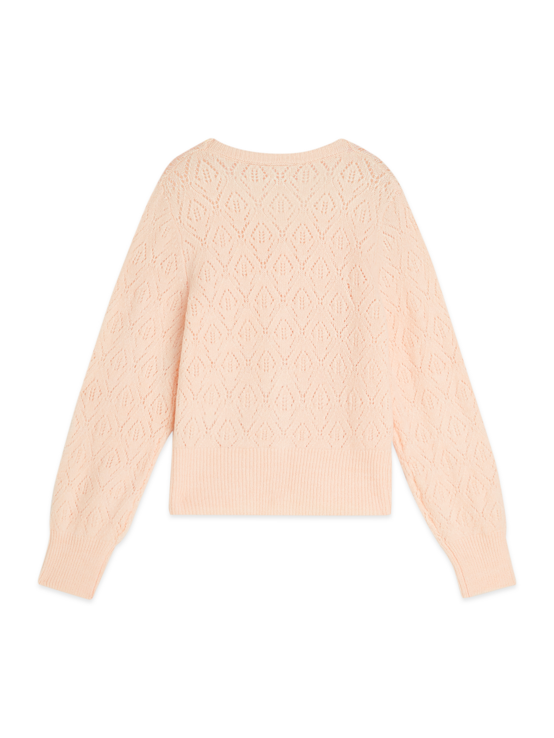 GIRLS POINTELLE SWEATER KNIT CARIDGAN