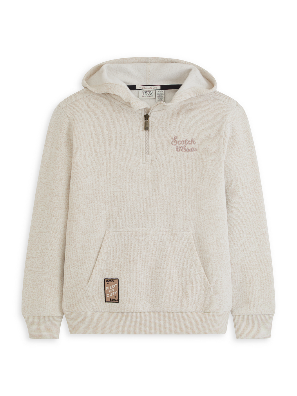 BOYS 1/4 ZIP HOODIE