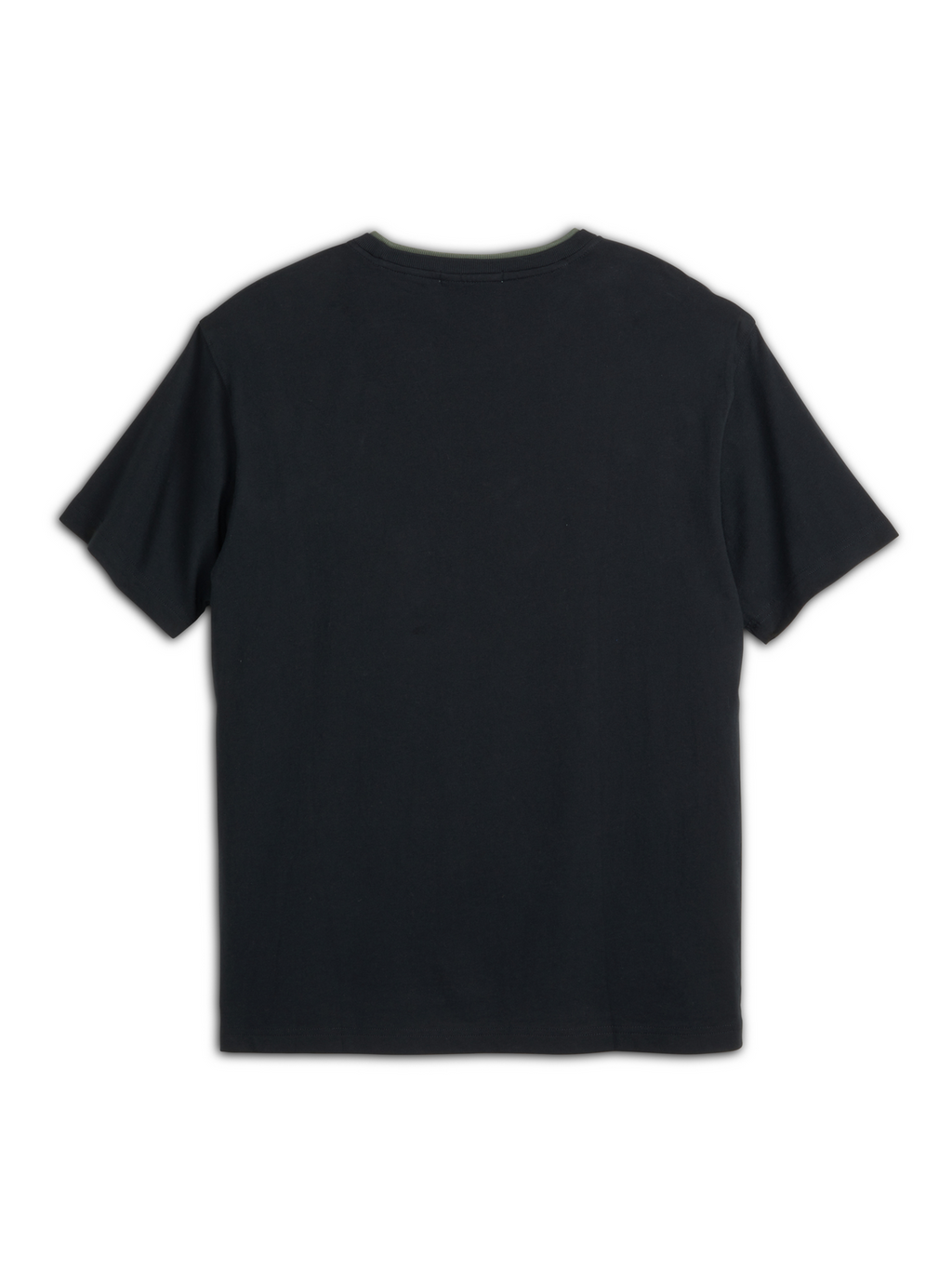 MENS S&S DOUBLE NECK GRAPHIC TEE