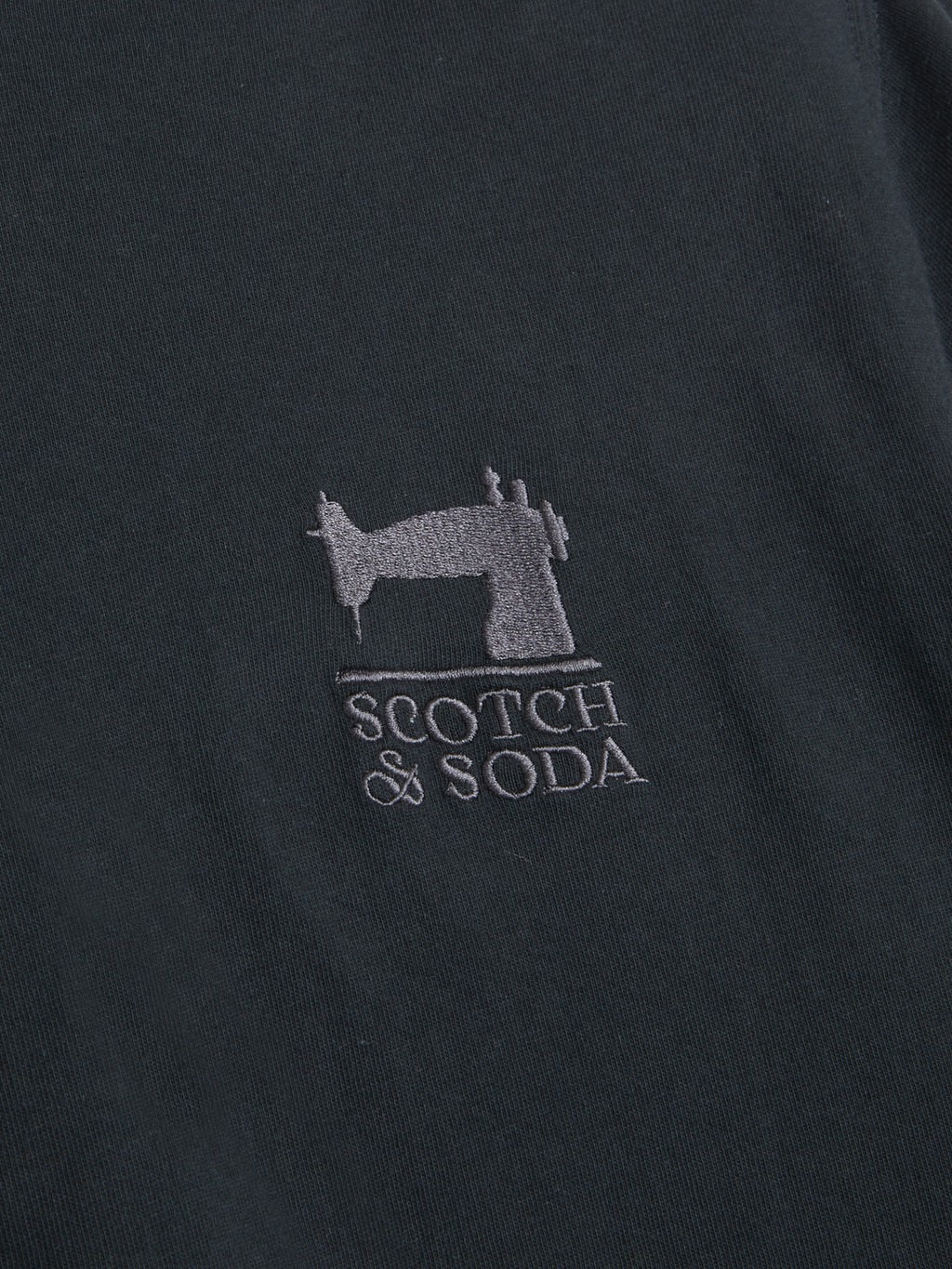 MENS S&S DOUBLE NECK GRAPHIC TEE