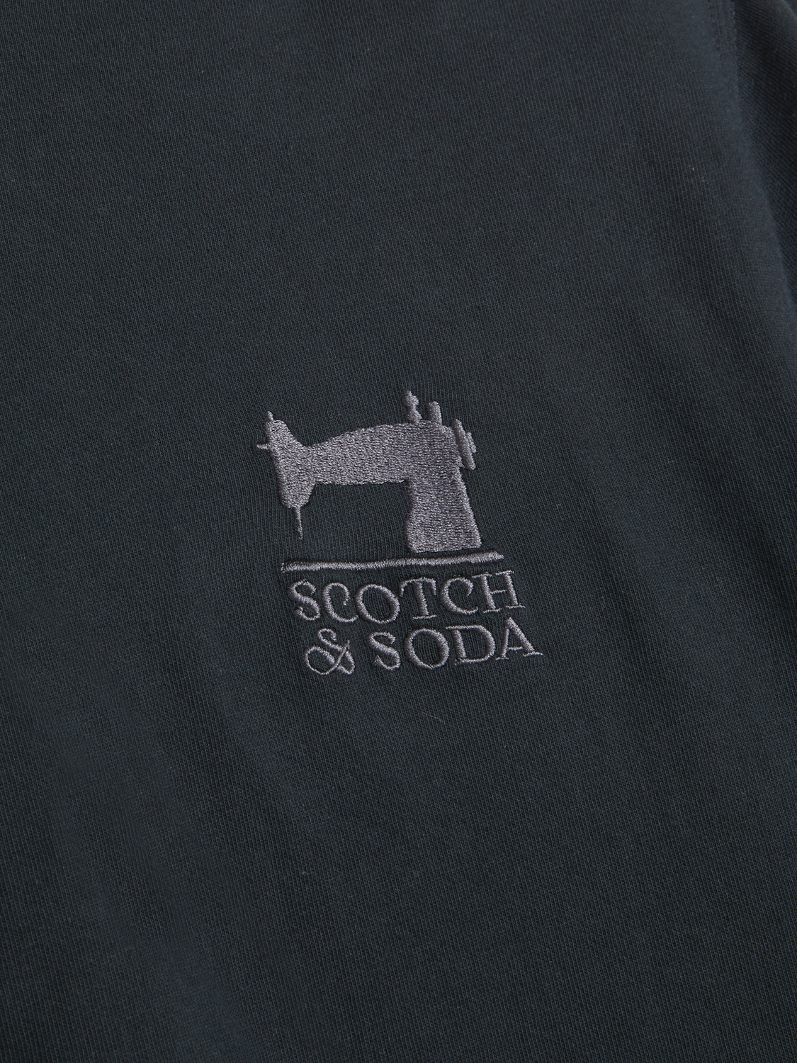 MENS S&S DOUBLE NECK GRAPHIC TEE