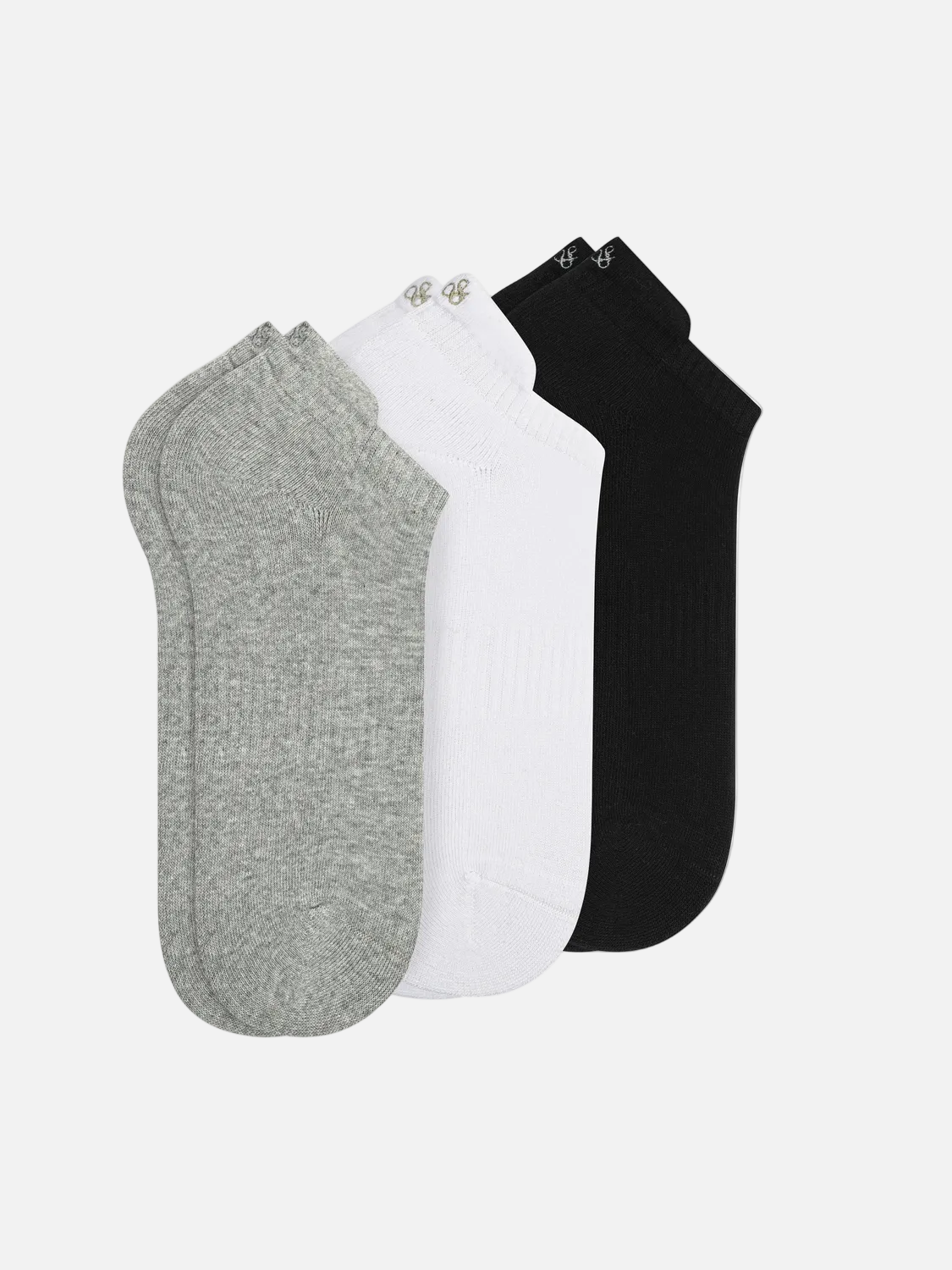 3-PACK MENS TERRY LOW CUT SOCKS