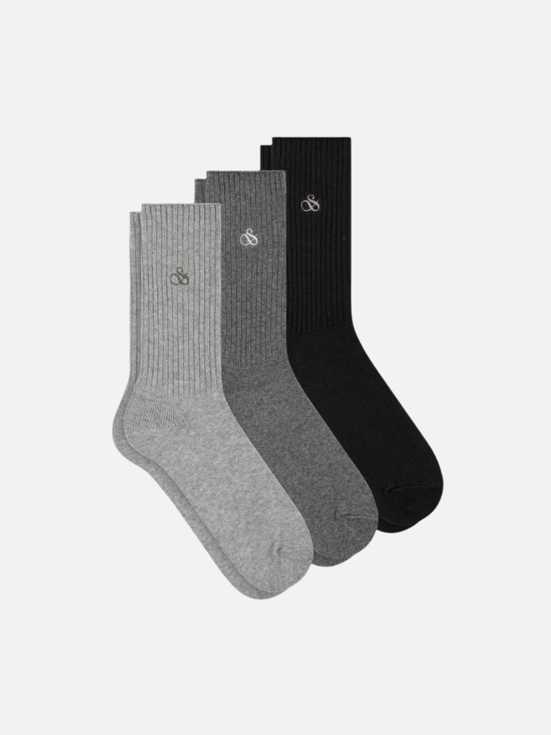 3-PACK MENS CASUAL CREW SOCKS