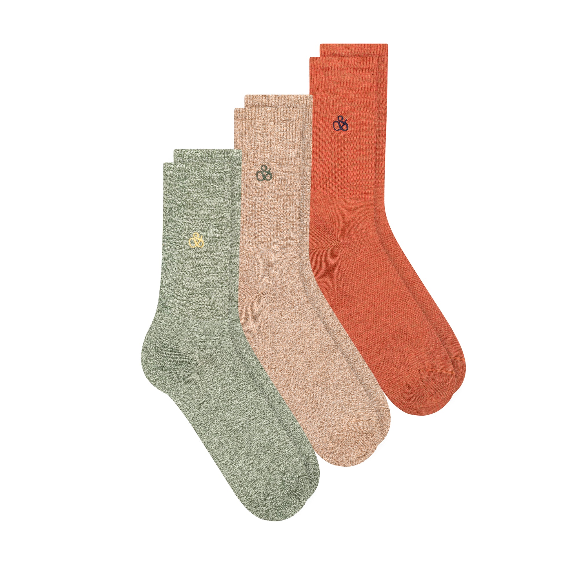 3PK MENS NON TERRY RIBBED CREW SOCKS