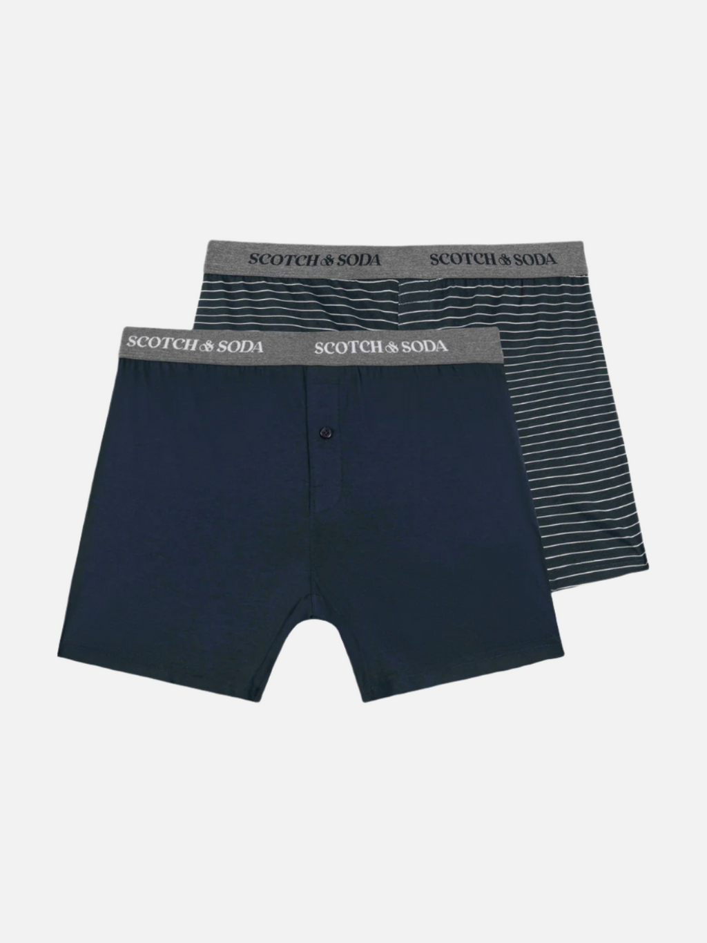 2-PACK MEN'S COTTON MODAL KNIT BOXERS
