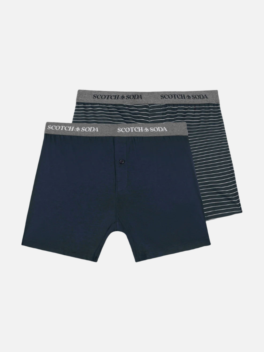 2-PACK MEN'S COTTON MODAL KNIT BOXERS