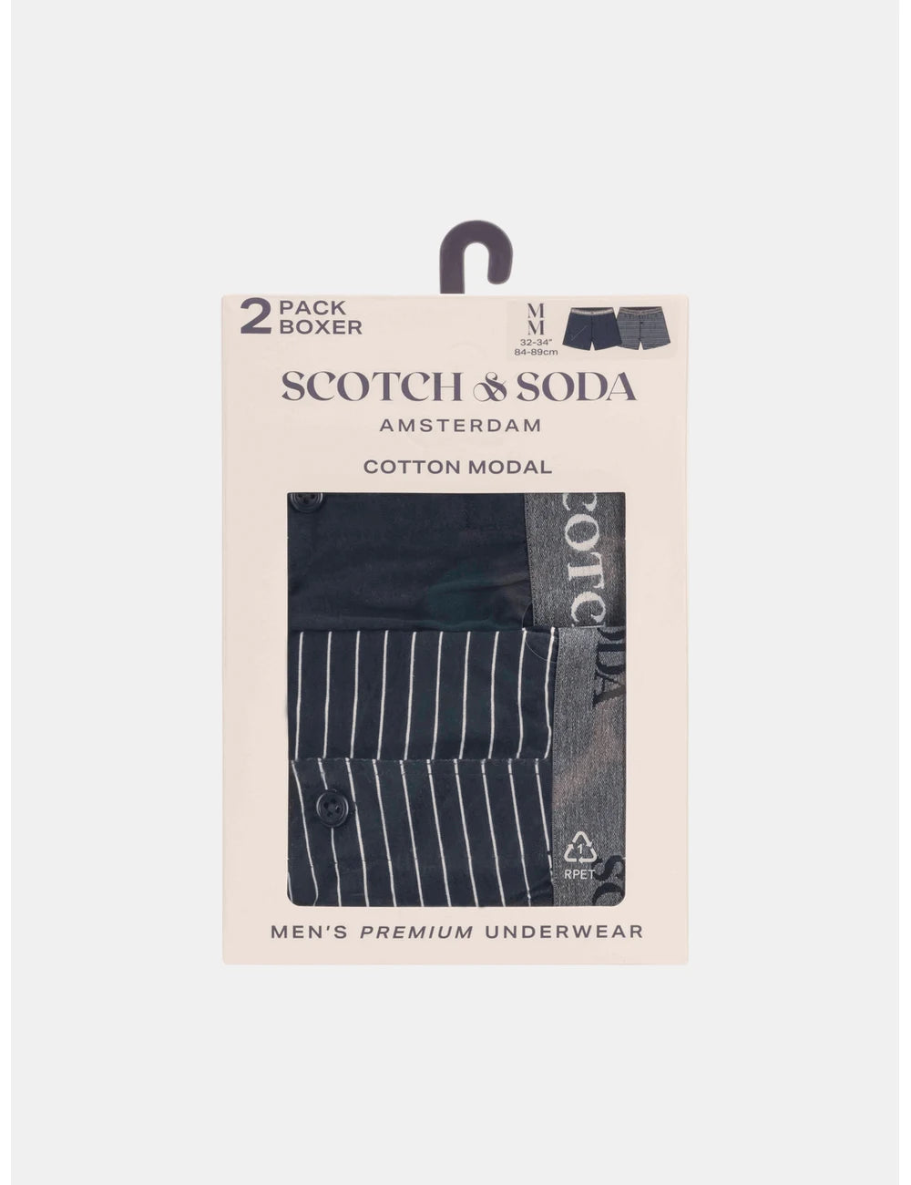 Knit Boxer Briefs flat lay front view by Scotch & Soda