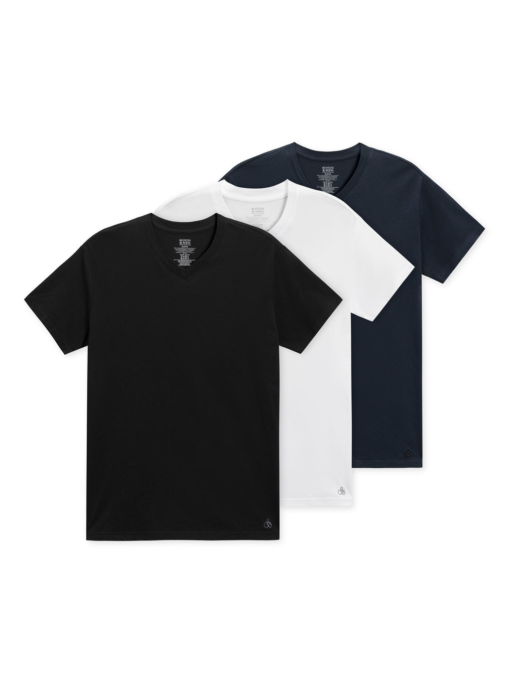3-PACK MENS ULTRA SOFT V-NECK T-SHIRTS