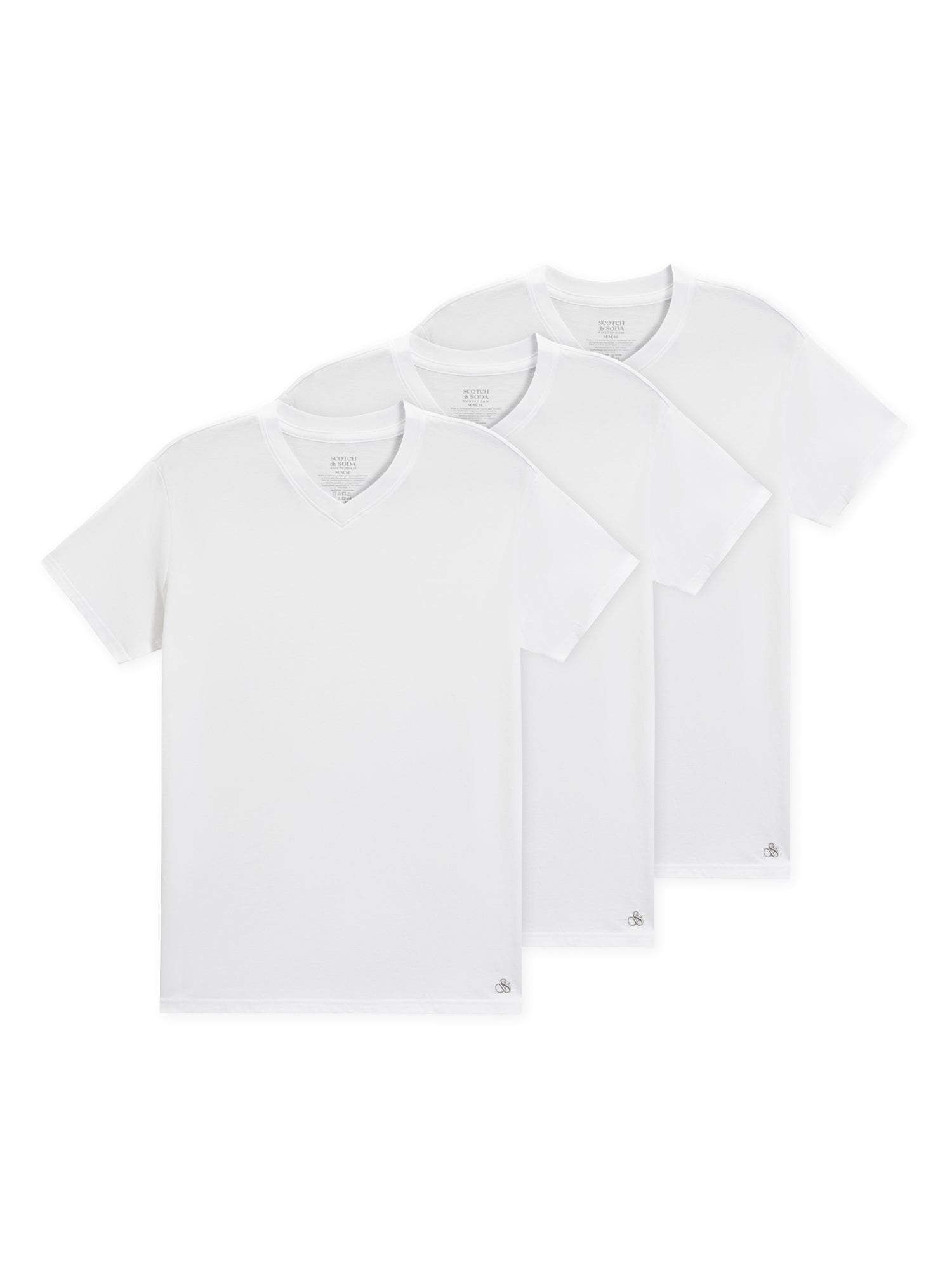 3-PACK MENS ULTRA SOFT V-NECK T-SHIRTS