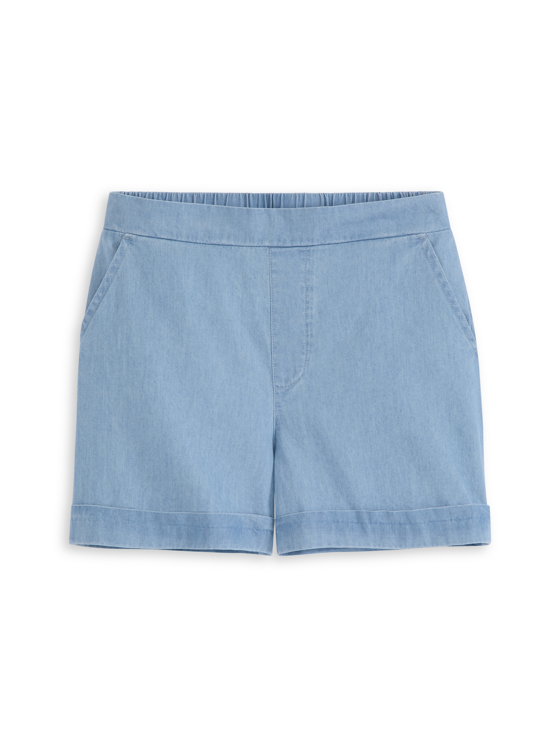 GIRLS S&S GIRLS 2PC TOP & DENIM SHORT SET