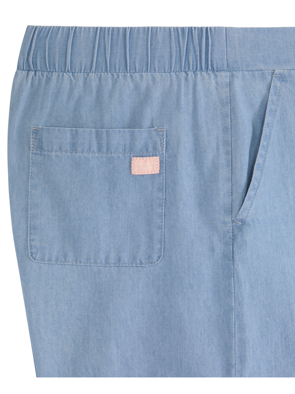 GIRLS S&S GIRLS 2PC TOP & DENIM SHORT SET