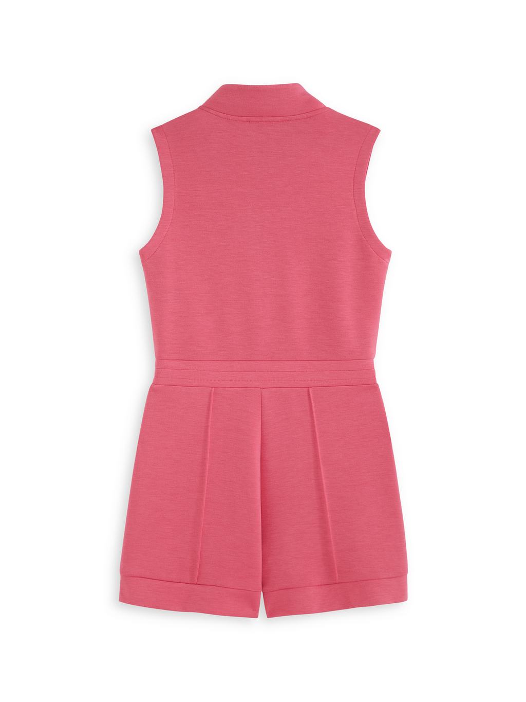 GIRLS S&S TENNIS GROUP DOUBLE KNIT HALF ZIP ROMPER