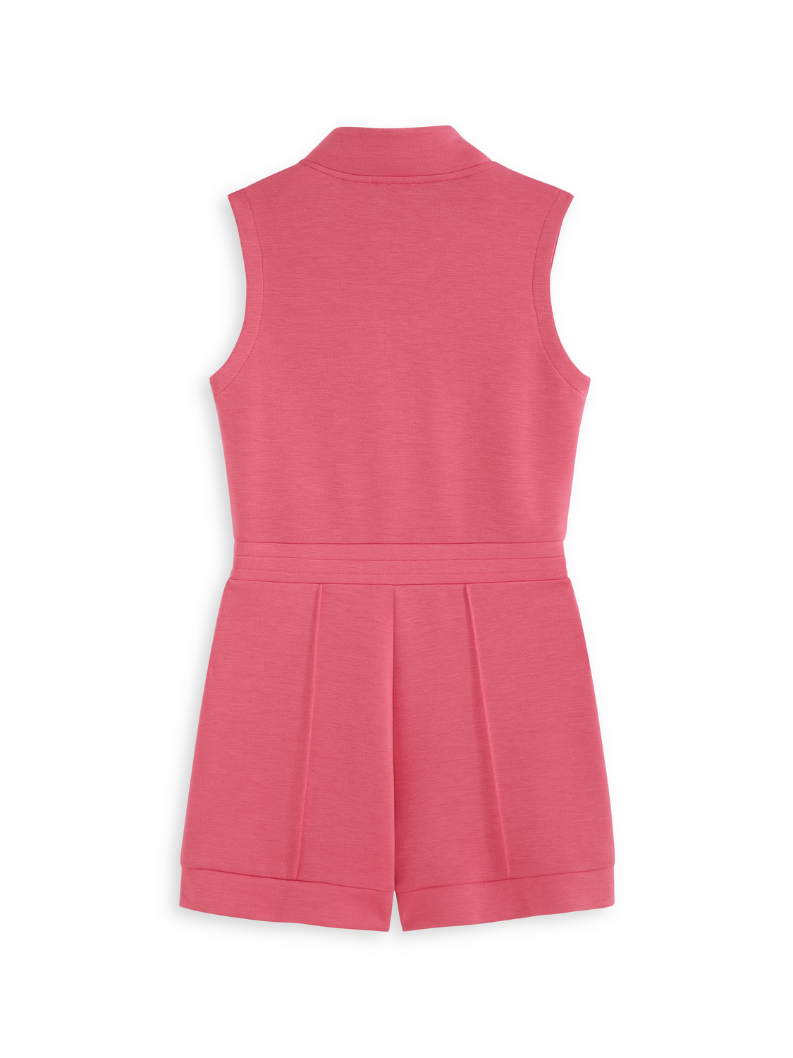 GIRLS S&S TENNIS GROUP DOUBLE KNIT HALF ZIP ROMPER