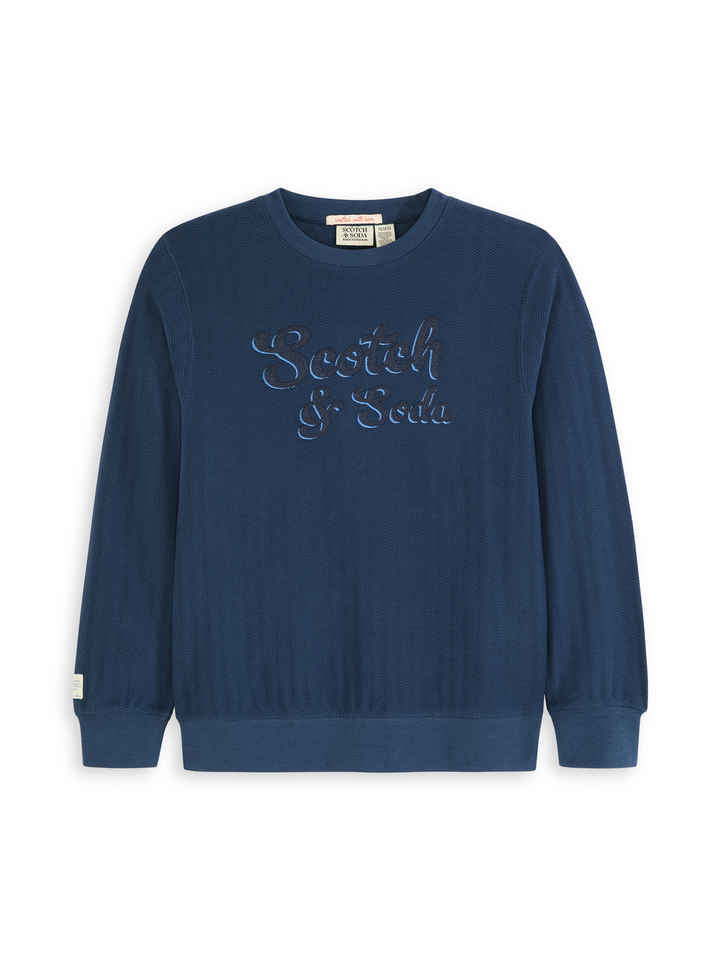 BOYS EMBROIDERED CREW