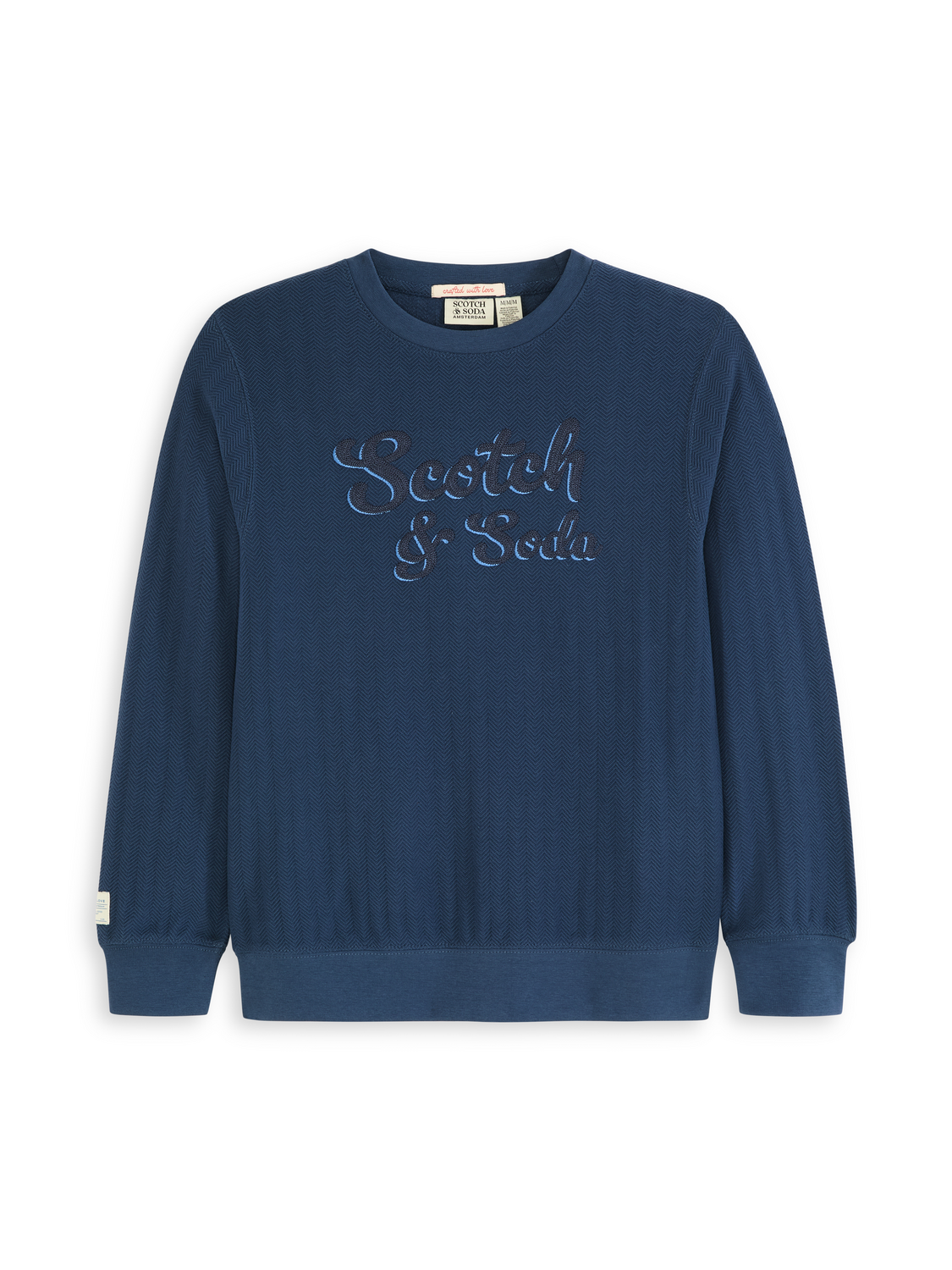 BOYS EMBROIDERED CREW