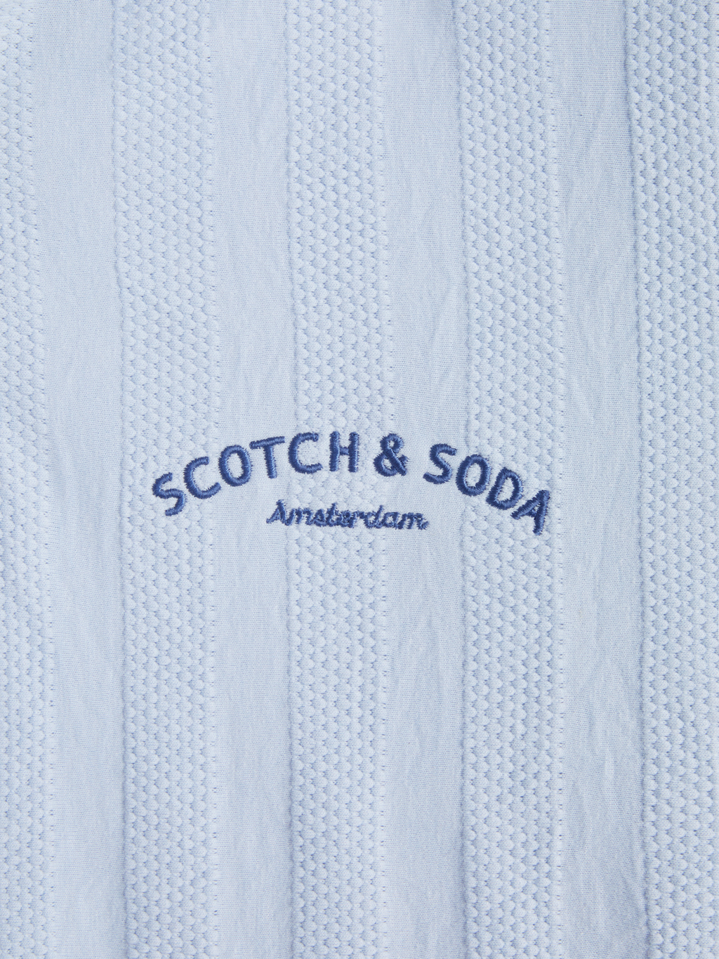 MENS POPCORN PIQUE ZIP POLO