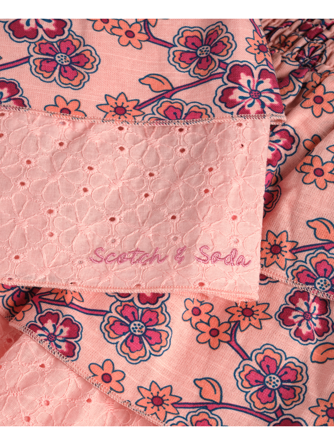 GIRLS SMOCKED SKIRT