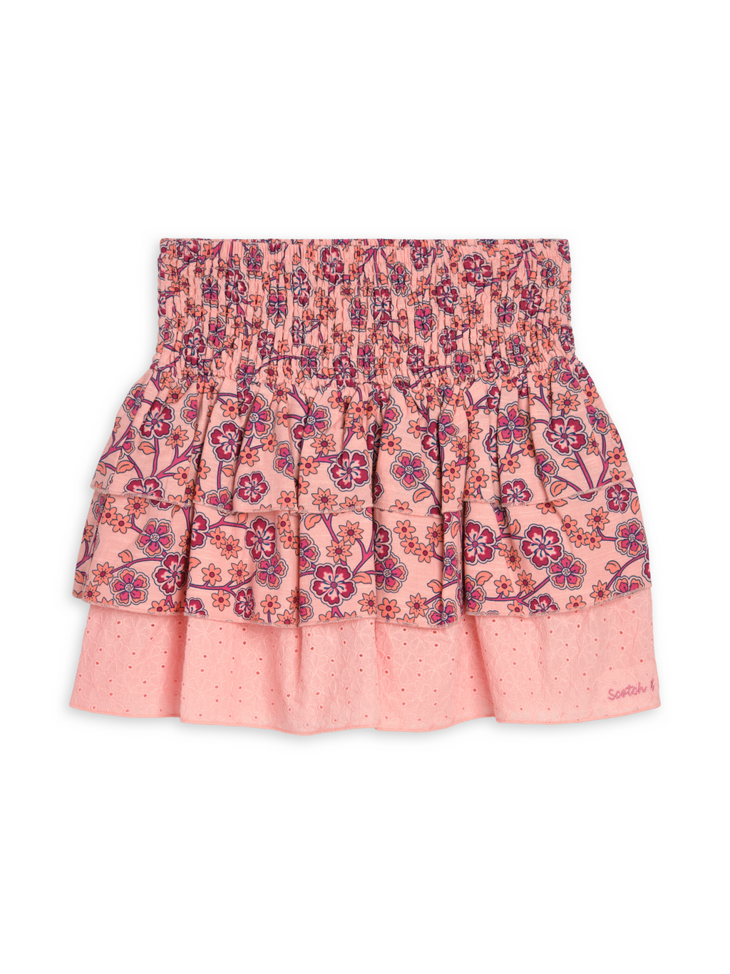 GIRLS SMOCKED SKIRT