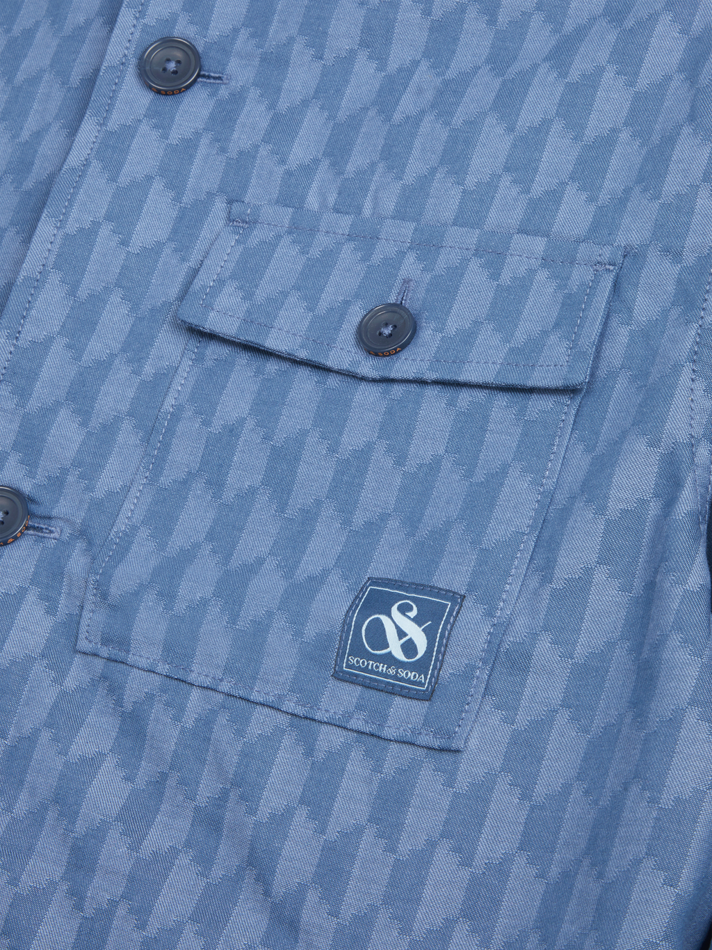 MENS BUTTON FRONT SHACKET