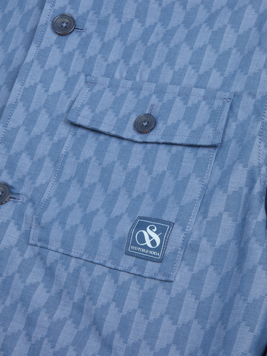 MENS BUTTON FRONT SHACKET