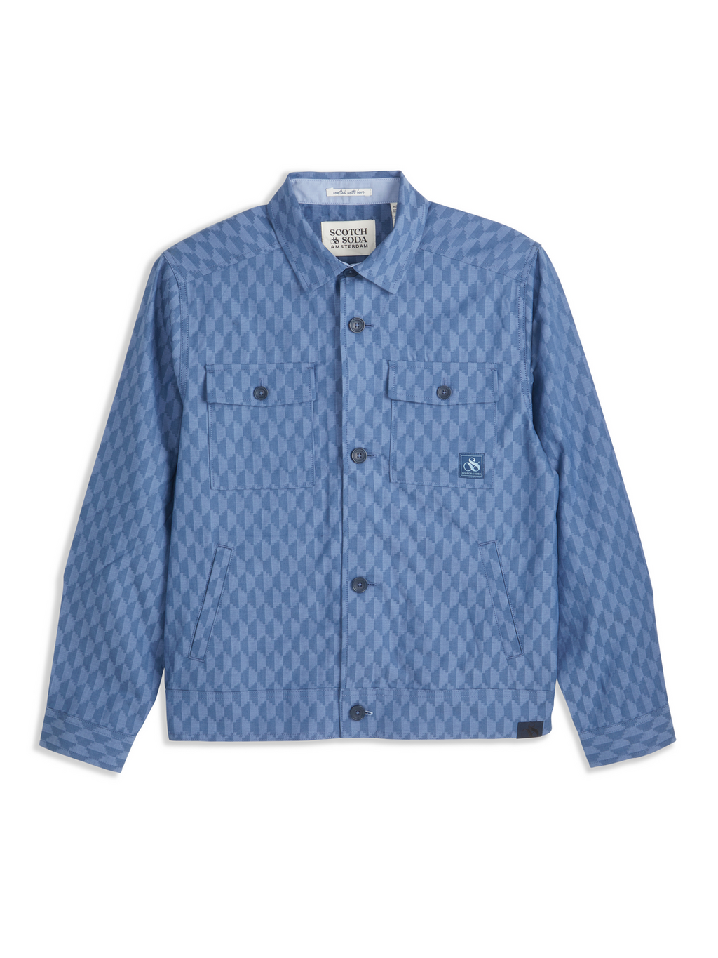 MENS BUTTON FRONT SHACKET