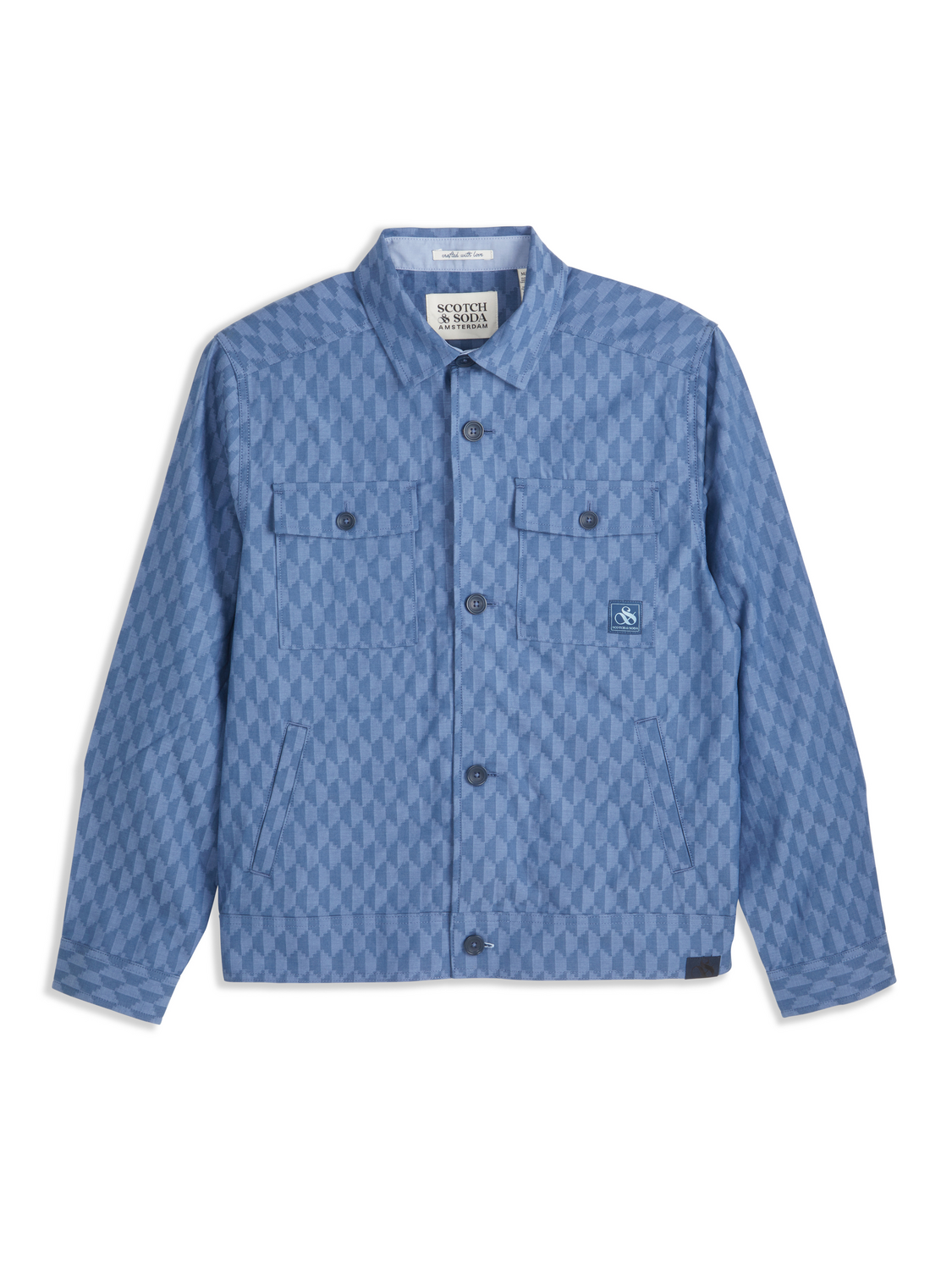 MENS BUTTON FRONT SHACKET