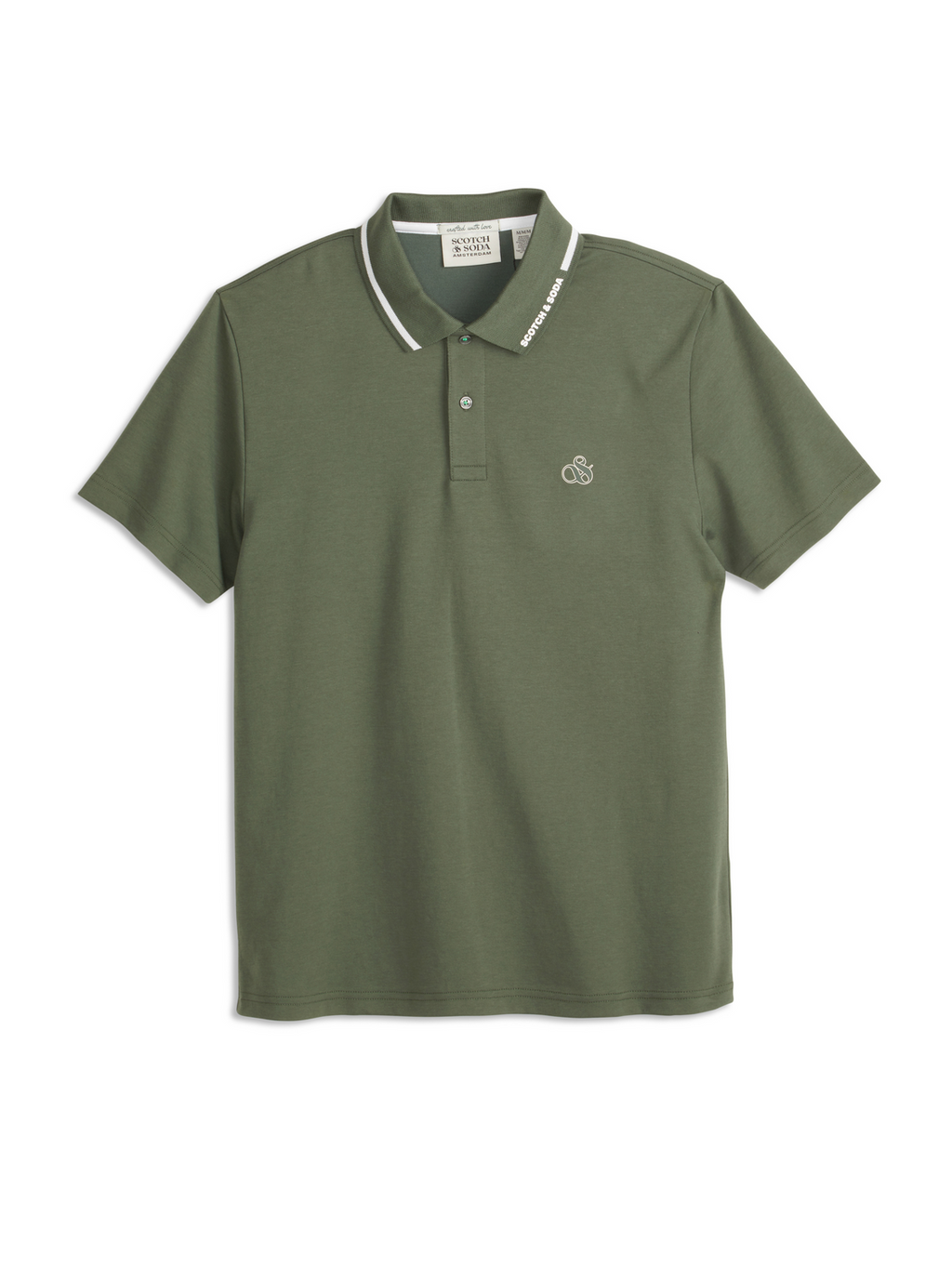 MENS TIPPED POLO
