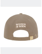 S&S Cotton ADJ CAP flat lay showing product details by Scotch & Soda