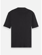 Core Mock Neck Tee flat lay back view by Scotch & Soda