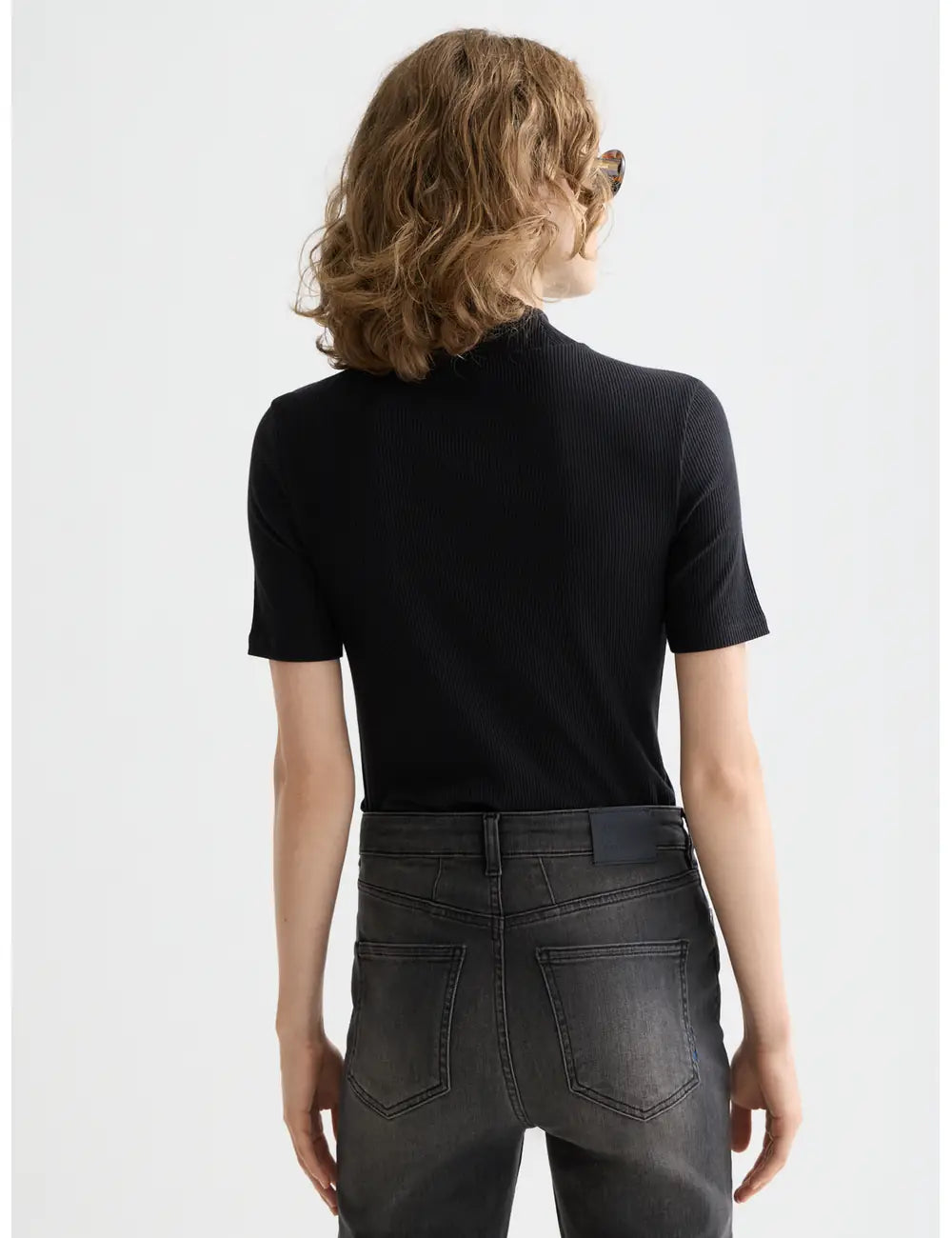 Core Mock Neck Tee detail view by Scotch & Soda